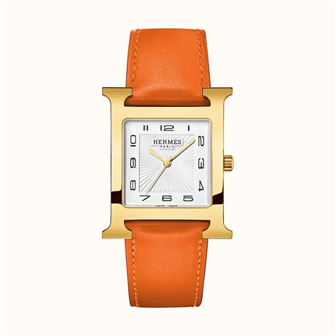 hermes uhr damen gold|Hermès Heure H Uhren .